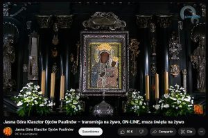 Directo desde Jasna Góra.