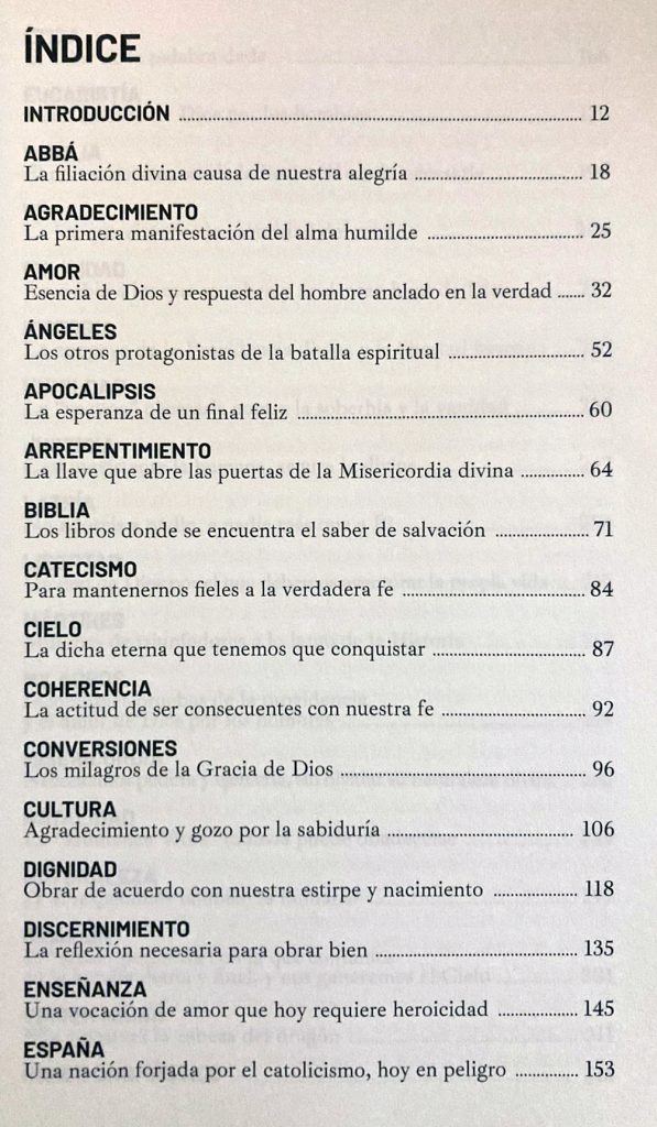 Índice de Aquel que se salva, sabe.